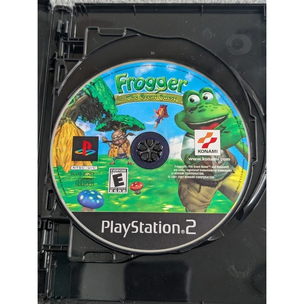 Frogger: The Great Quest (Sony PlayStation 2, 2001) Disc Only Cleaned